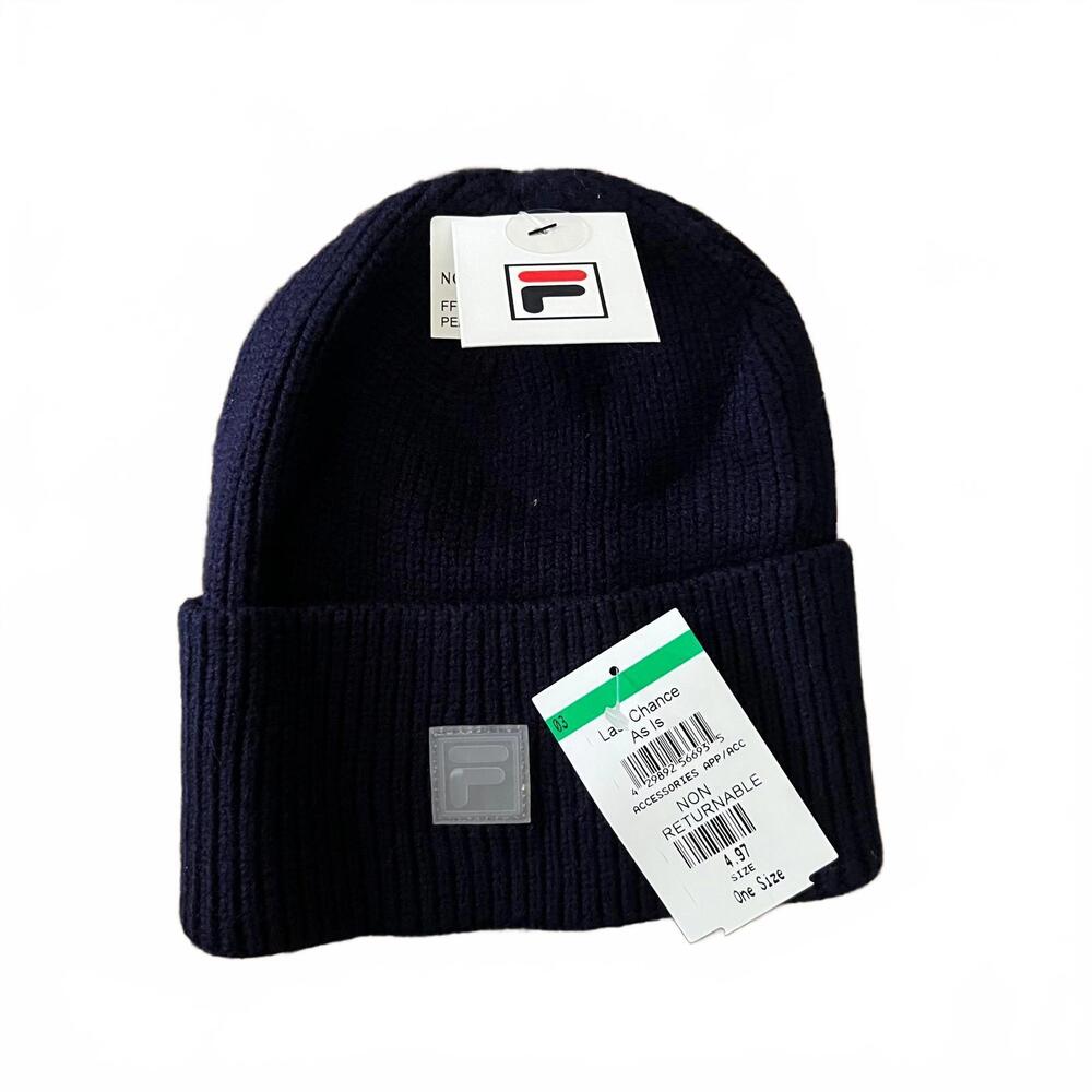 FILA One Size Blue Beanie